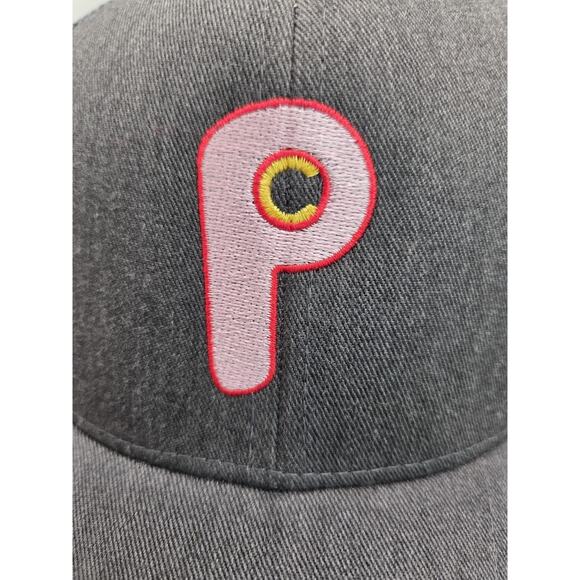 Philadelphia Phillies Adult Adjustable Trucker Hat Travis Mathew Brand NWT Gray - Picture 2 of 7
